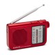 Aiwa RS-55RD radio Personal Analógica Rojo