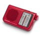 Aiwa RS-55RD radio Personal Analógica Rojo