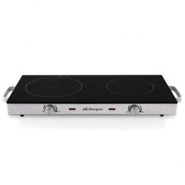 Orbegozo PCE 6000 Negro, Acero inoxidable Encimera Cerámico 2 zona(s)