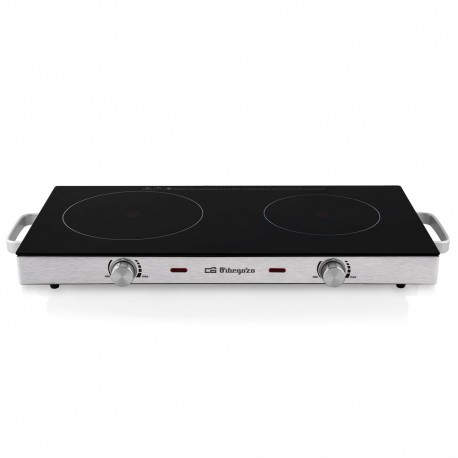 Orbegozo PCE 6000 Negro, Acero inoxidable Encimera Cerámico 2 zona(s)