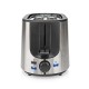Nedis KABT300EAL tostadora 7 2 rebanada(s) 1000 W Aluminio, Negro