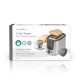 Nedis KABT300EAL tostadora 7 2 rebanada(s) 1000 W Aluminio, Negro