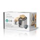 Nedis KABT300EAL tostadora 7 2 rebanada(s) 1000 W Aluminio, Negro