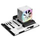 NZXT T120 RGB Procesador Refrigerador de aire 12 cm Blanco 1 pieza(s)