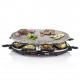 Princess 162720 Raclette 8 Oval Stone Grill Party