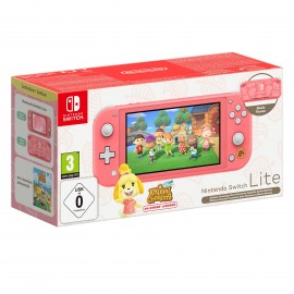 Nintendo Switch Lite Animal Crossing: New Horizons Isabelle Aloha Edition videoconsola