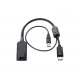 Hewlett Packard Enterprise KVM Console USB/Display Port Interface Adapter cable para video, teclado y ratón (kvm) Negro