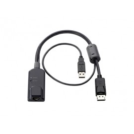 Hewlett Packard Enterprise KVM Console USB/Display Port Interface Adapter cable para video, teclado y ratón (kvm) Negro