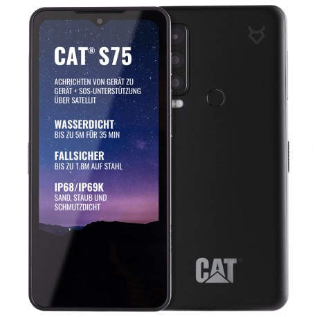 CAT S75 16,7 cm (6.58'') Android 12 5G 6 GB 128 GB 5000 mAh Negro