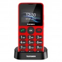 Telefono movil telefunken s415 senior phone - 2.2pulgadas - rojo