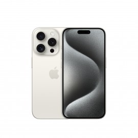 Apple iPhone 15 Pro 15,5 cm (6.1'') SIM doble iOS 17 5G USB Tipo C 1 TB Titanio, Blanco