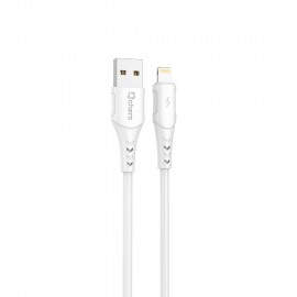 Cable qcharx lisbon usb a tipo c 3a - 1 m - pvc blanco