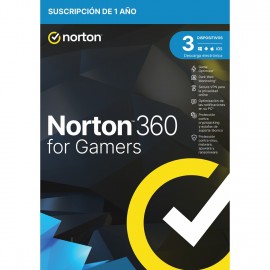 Antivirus norton 360 for gamers 50gb español 1 usuario 3 dispositivos 1 año esd electronica drmkey
