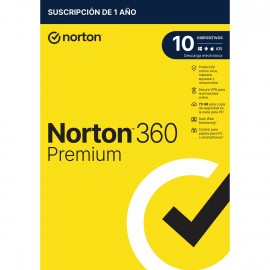 Antivirus norton 360 premium 75gb español 1 usuario 10 dispositivos 1 año esd electronica drmkey gum