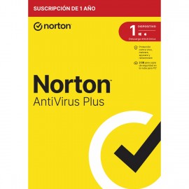 Antivirus norton plus 2gb español 1 usuario 1 dispositivo 1 año esd electronica rsp drmkey gum ftp