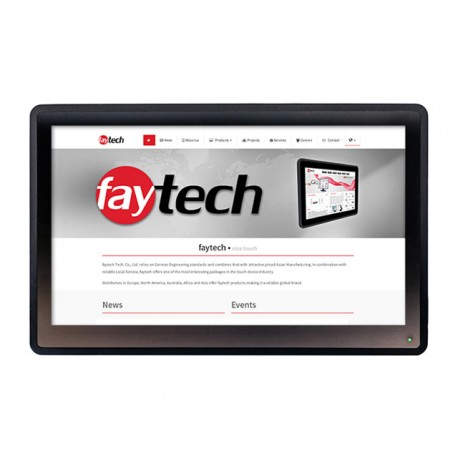 faytech FT156TMBCAP pantalla para PC 39,6 cm (15.6'') 1920 x 1080 Pixeles LCD Pantalla táctil Mesa Negro