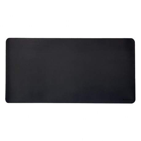 Phoenix matepad alfrombrilla pu 80 x 40 cm antideslizante impermeable materíal simil cuero negra