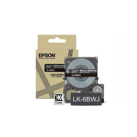Epson LK-6BWJ Negro, Blanco