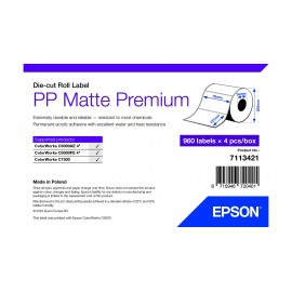 Epson 7113421 etiqueta de impresora Blanco Etiqueta para impresora autoadhesiva