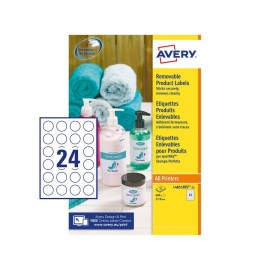 Avery L4851REV-25 papel para impresora de inyección de tinta A4 (210x297 mm) 25 hojas Blanco