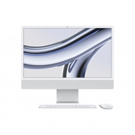 Apple iMac Apple M 59,7 cm (23.5'') 4480 x 2520 Pixeles 8 GB 256 GB SSD PC todo en uno macOS Sonoma Wi-Fi 6E (802.11ax) Plata