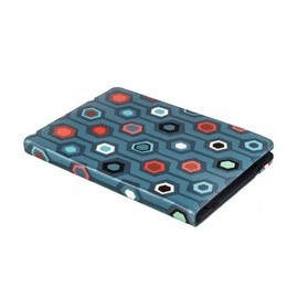 Funda bookcase universal silver ht + protector de pantalla