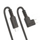 StarTech.com Cable de 50cm USB-C Resistente Acodado a la Derecha - USB 3.2 Gen 2