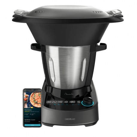 Cecotec 04341 robot de cocina 1600 W 3,3 L Negro, Acero inoxidable Balanza integrada