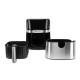 Orbegozo FDR 67 freidora Sencillo 5,5 L Independiente 1700 W Freidora de aire caliente Negro, Acero inoxidable