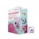 Kit camara fujifilm mini instax 12 color purpura + papel 10 fotos + 3 portara retratos