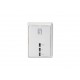 PLC   POWERLINE LEVEL ONE PLI-4052D 500MBPS PACK 2 UNIDADES BLANCO