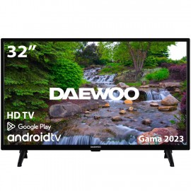 Tv daewoo 32pulgadas led hd - 32dm53ha1 - android smart tv - wifi - hdr10 - hdmi - usb - bluetooth - tdt2 - satelite