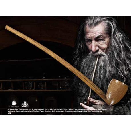 Replica the noble collection l hobbit pipa gandalf de 23 cm