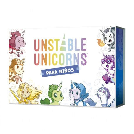 Juego de mesa unstable unicorns para niños edad recomendada 6 años