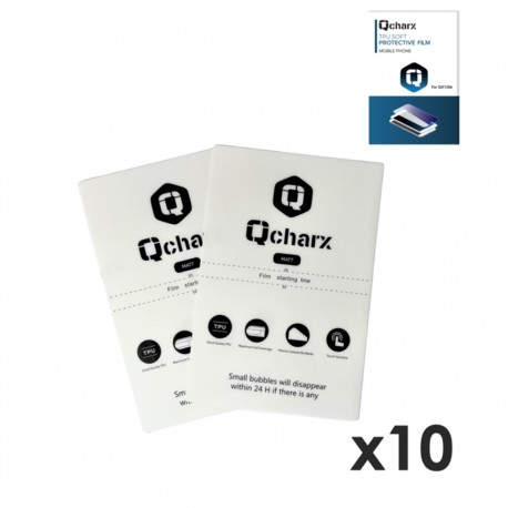 QCHARX INTERNATIONAL - Laminas de proteccion frontales qcharx hidrogel mate