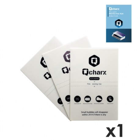 QCHARX INTERNATIONAL - Laminas de proteccion frontales qcharx hidrogel autoreparación qx1 1 unidad - QCHSELF