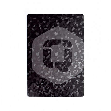 QCHARX INTERNATIONAL - Lamina trasera de personalizacion qcharx fibra de carbono 11 - QCHATRACARB11