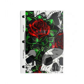 QCHARX INTERNATIONAL - Lamina trasera de personalizacion qcharx calaveras 1 - QCHATRACALV1