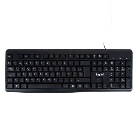 IGGUAL - iggual Teclado estándar CK-BASIC2-105T negro - IGG318904