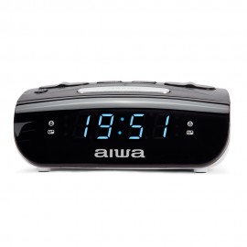 Aiwa CR-15 despertador Reloj despertador digital Negro, Blanco