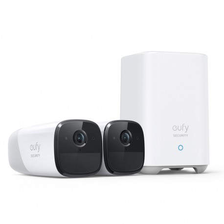 EUFY - Eufy eufyCam 2 Pro Bala Cámara de seguridad IP Interior y exterior 2048 x 1080 Pixeles Pared - 6201681