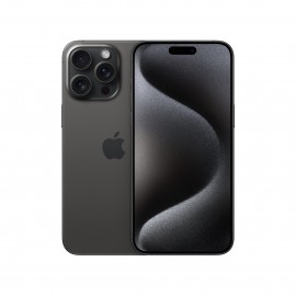 APPLE - Apple iPhone 15 Pro Max 17 cm (6.7'') SIM doble iOS 17 5G USB Tipo C 512 GB Titanio, Negro - mu7c3ql/a