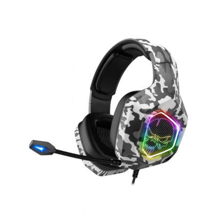 AURICULAR CON MICROFONO SPIRIT OF GAMER ELITE H50 ARTIC RGB MULTIPLATAFORMA