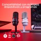 HyperX SoloCast - USB Microphone (White) Blanco Micrófono para videoconsola