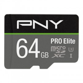 PNY - PNY PRO Elite memoria flash 64 GB MicroSDXC Clase 10 UHS-I - p-sdu64gv31100pro-ge