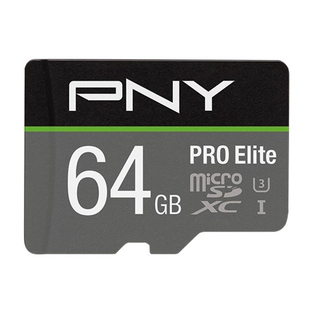 PNY - PNY PRO Elite memoria flash 64 GB MicroSDXC Clase 10 UHS-I - p-sdu64gv31100pro-ge