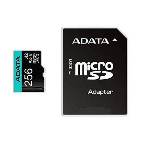 ADATA - ADATA Premier Pro 256 GB MicroSDXC UHS-I Clase 10 - AUSDX256GUI3V30SA2RA1