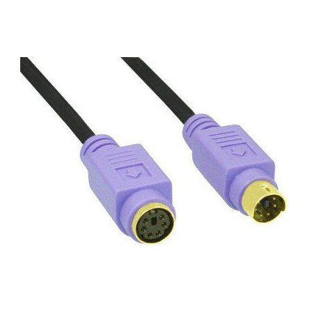 Inline 13343W Cable alargador PS 2 3m