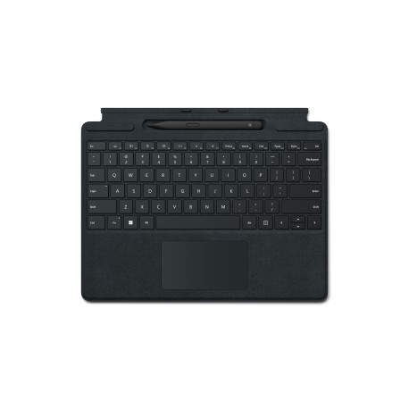 MICROSOFT - Microsoft Surface Pro Signature Keyboard with Slim Pen 2 Microsoft Cover port AZERTY Francés Negro  - 8x8-00004