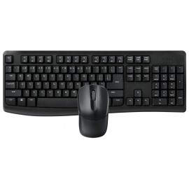 RAPOO - Rapoo X1800Pro teclado Ratón incluido RF inalámbrico QWERTY Negro - 00215928